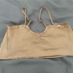 Princess Polly silk crop tank top